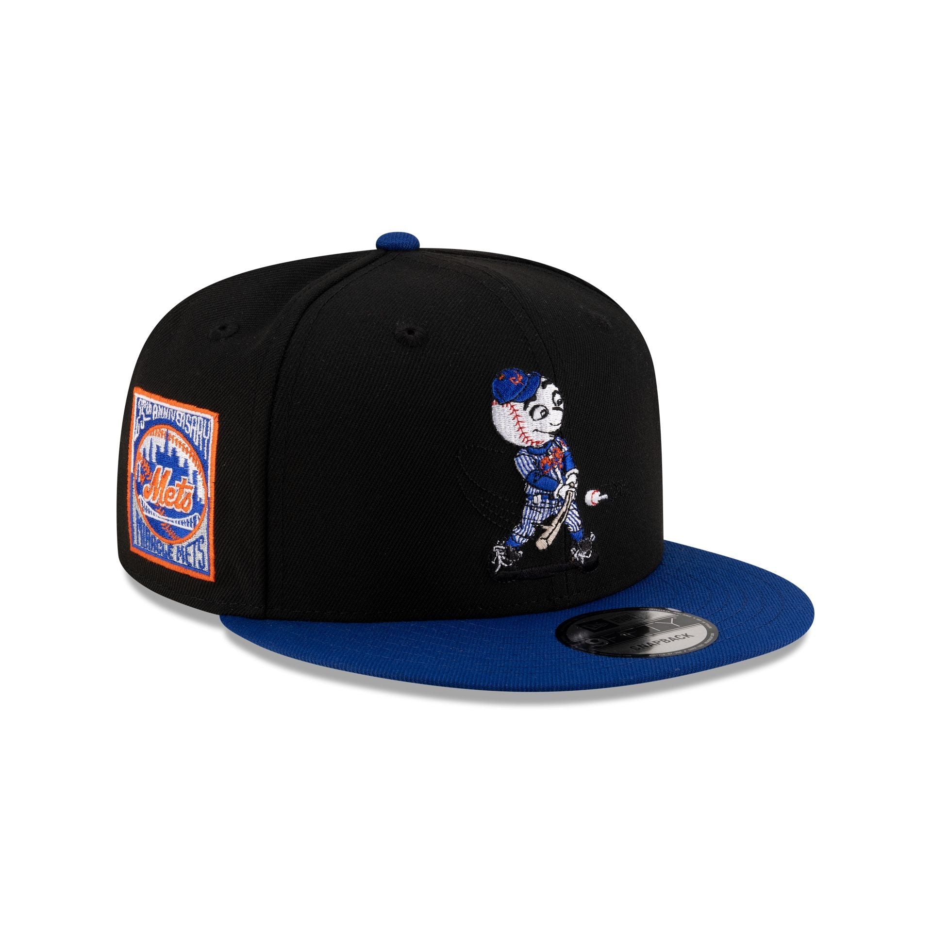 New York Mets Mascot Black 9FIFTY Snapback Hat