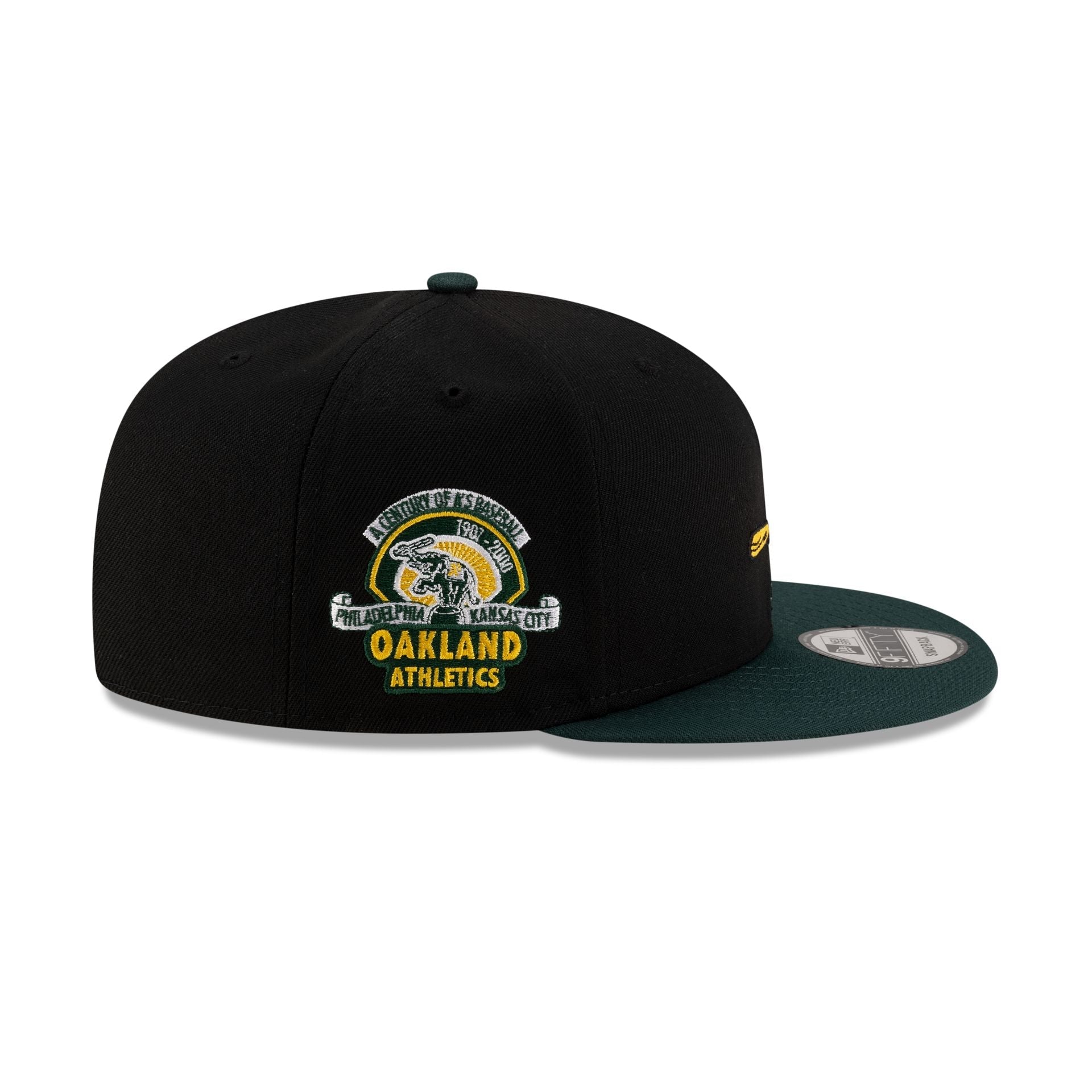Athletics Mascot Black 9FIFTY Snapback Hat