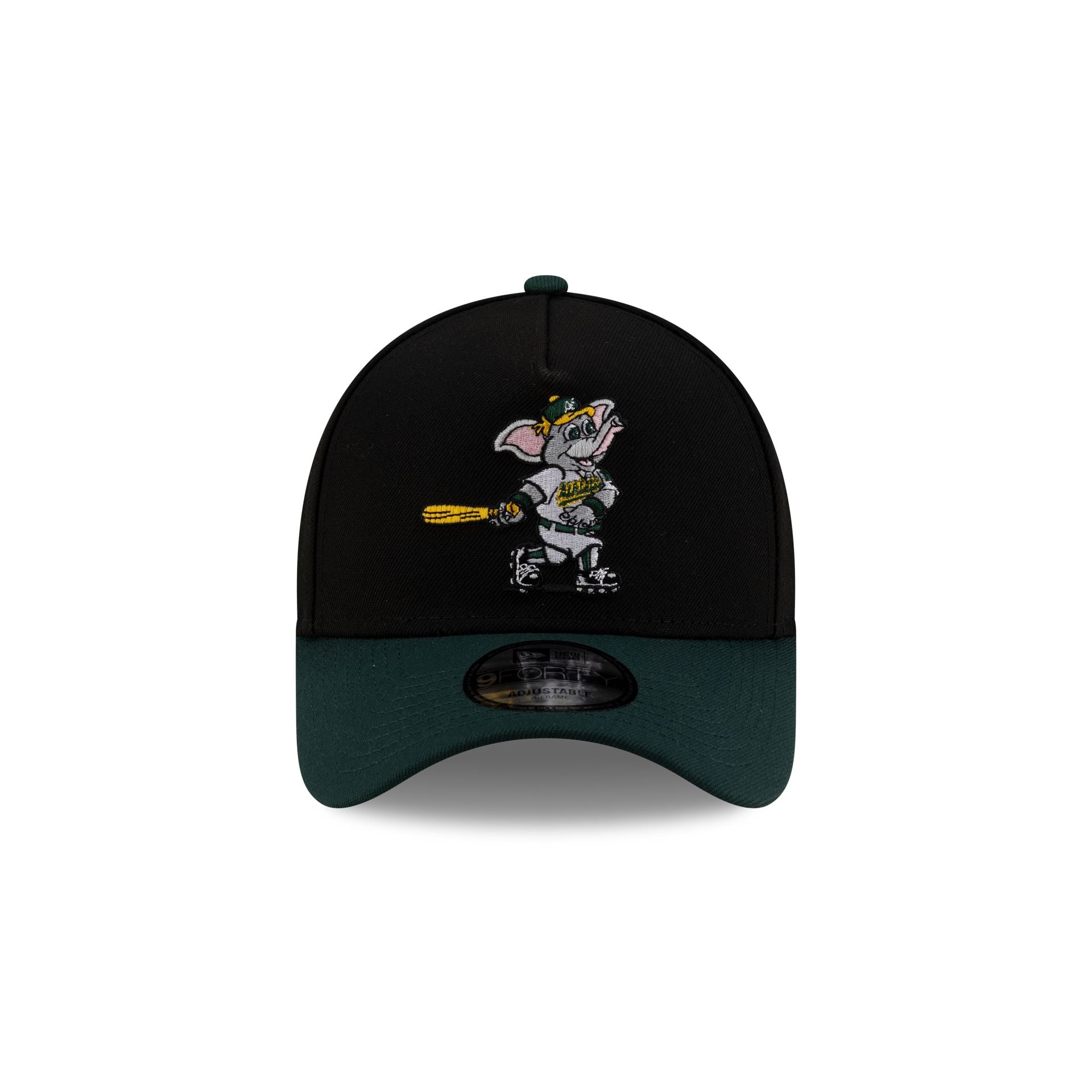 Athletics Mascot Black 9FORTY A-Frame Snapback Hat