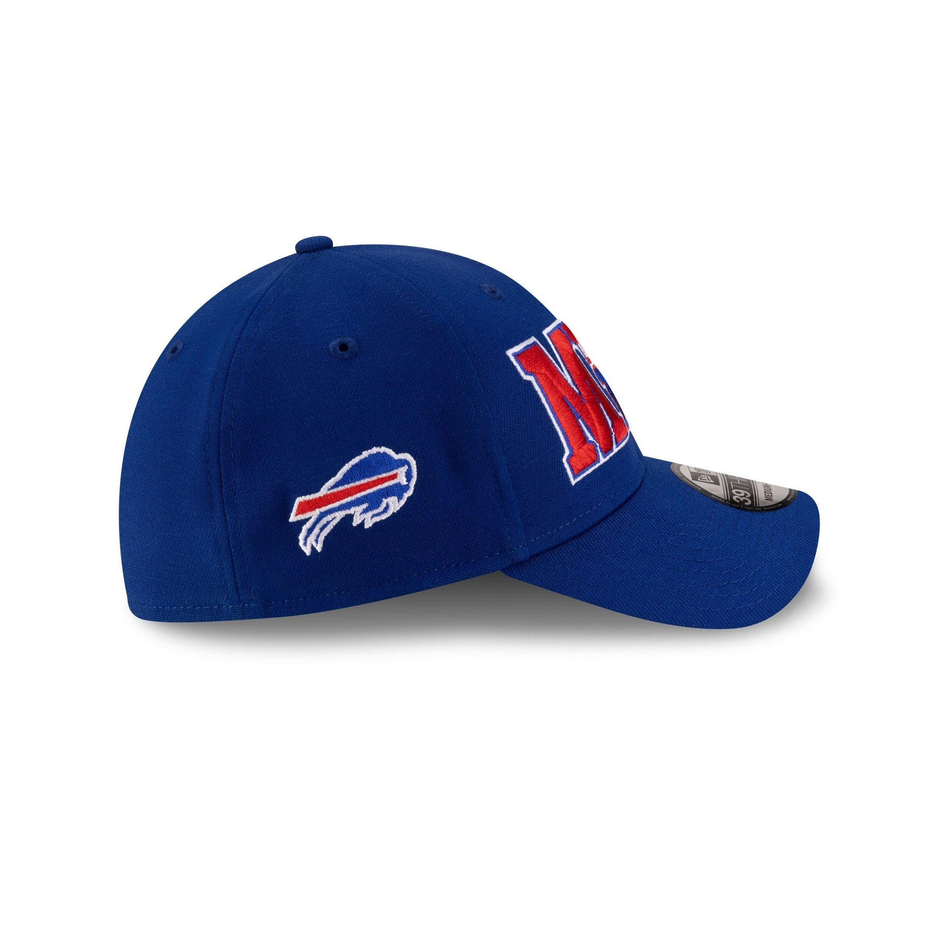 Buffalo Bills Josh Allen MVP Royal Blue 39THIRTY Stretch Fit Hat