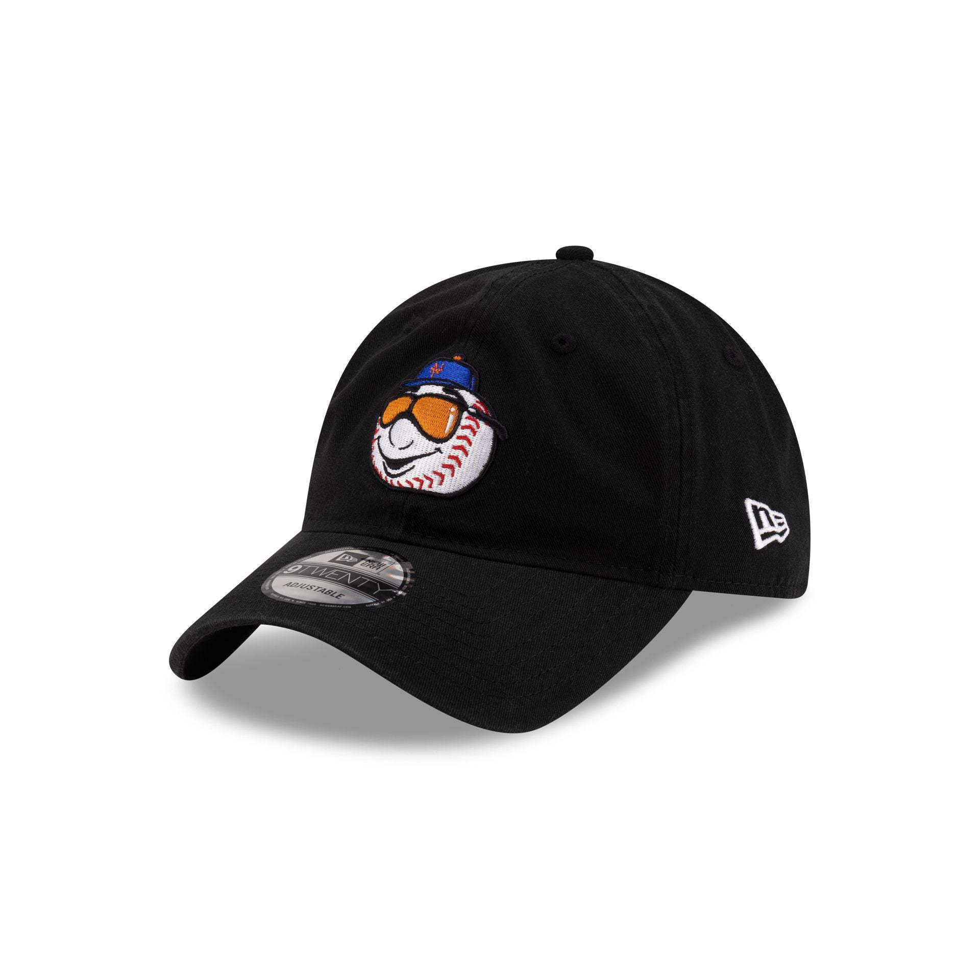 New York Mets Mr. Met Black 9TWENTY Adjustable Hat