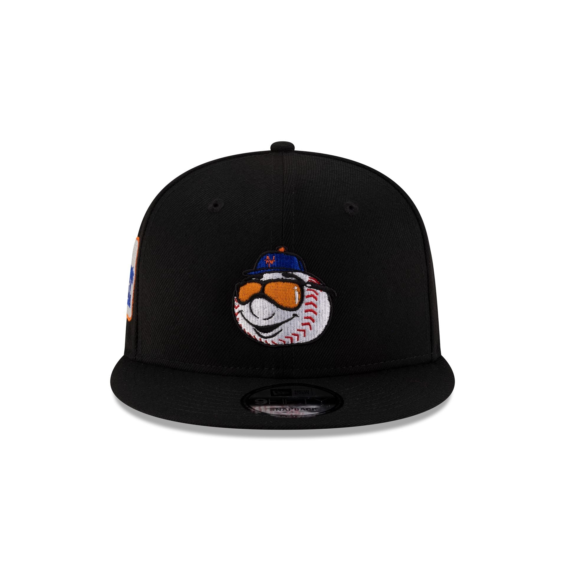 New York Mets Mr. Met Black 9FIFTY Snapback Hat