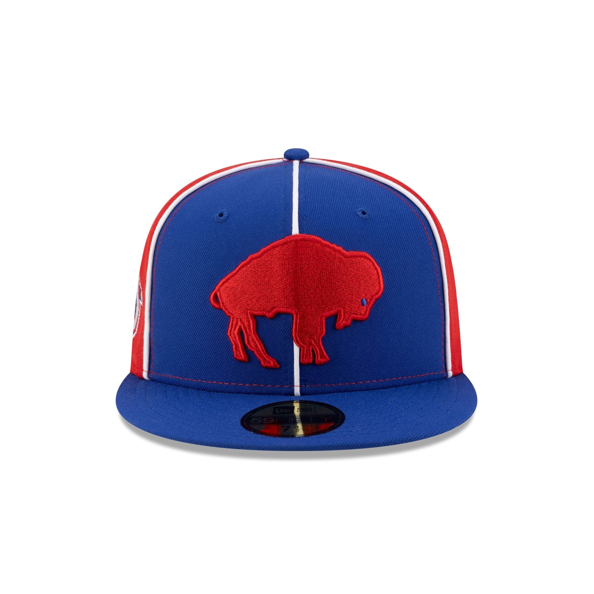 Buffalo Bills Two-Tone Pinwheel 59FIFTY Fitted Hat
