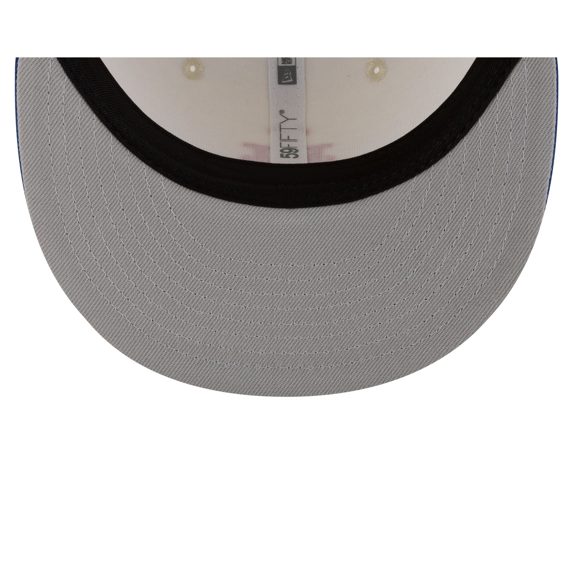 New York Mets Upside Down Logo Chrome 59FIFTY Fitted Hat