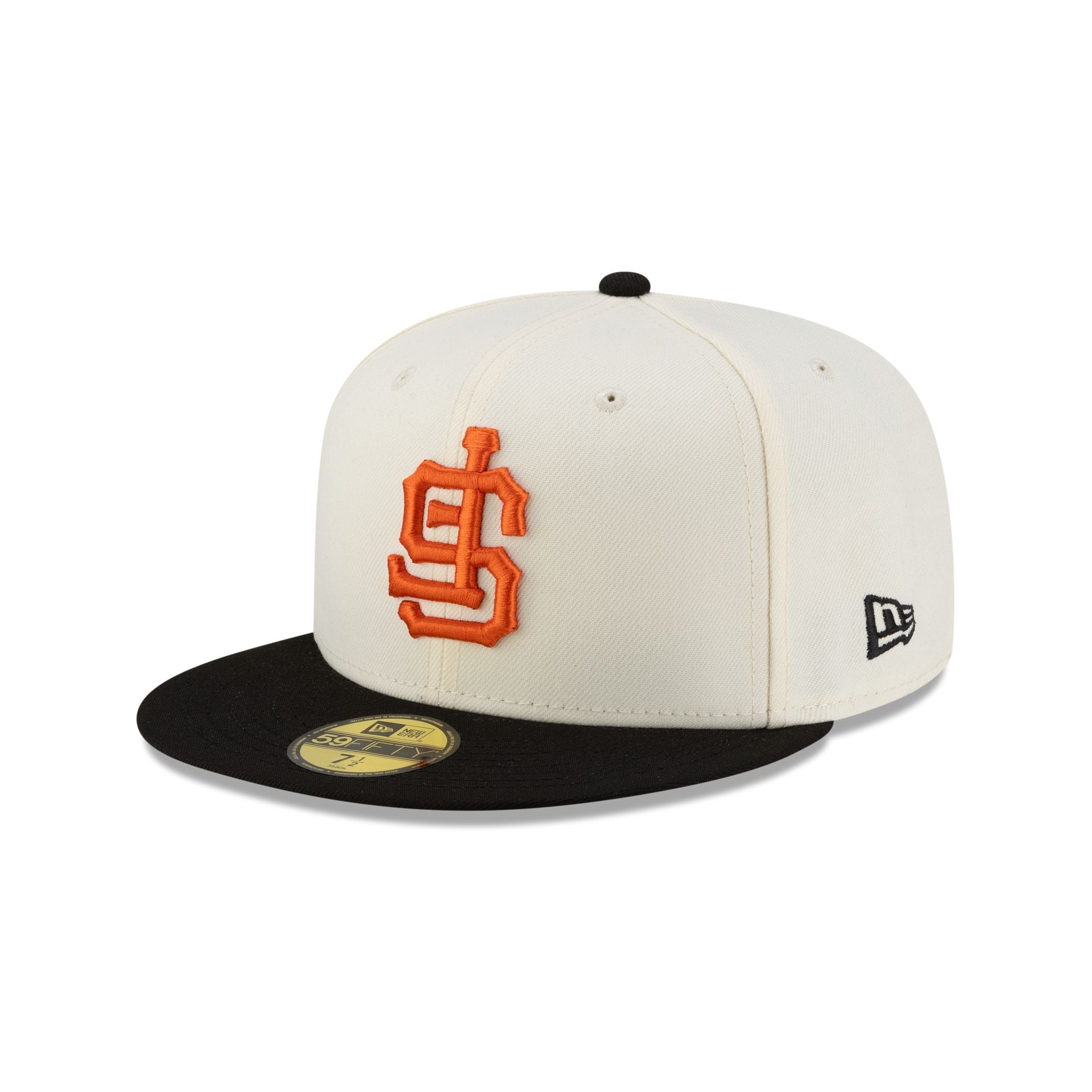 San Francisco Giants Upside Down Logo Chrome 59FIFTY Fitted Hat