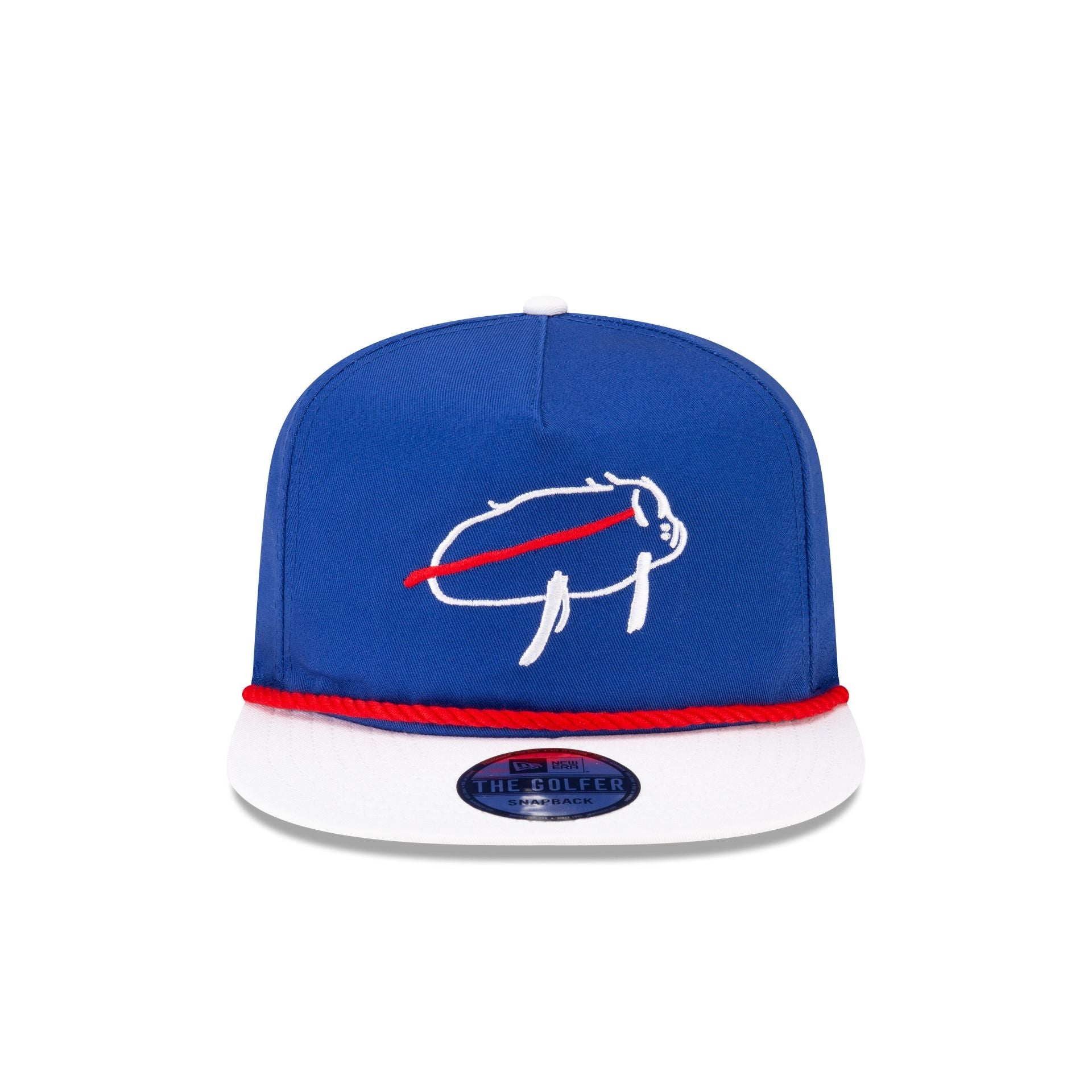 Buffalo Bills Billustration White Visor Golfer Hat