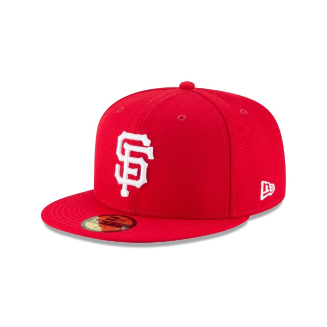 San Francisco Giants Scarlet Basic 59FIFTY Fitted Hat