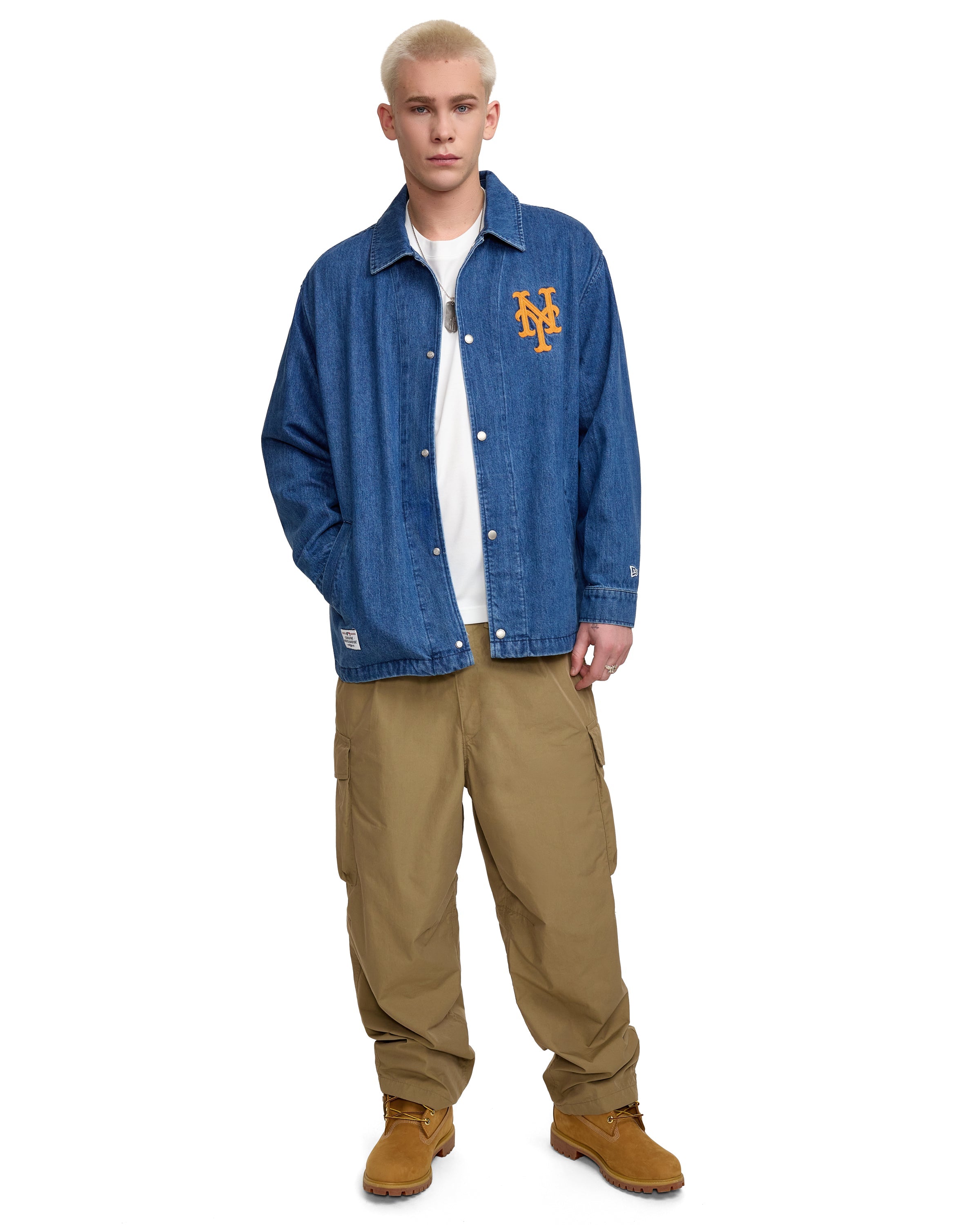 New York Mets Denim Coach Jacket
