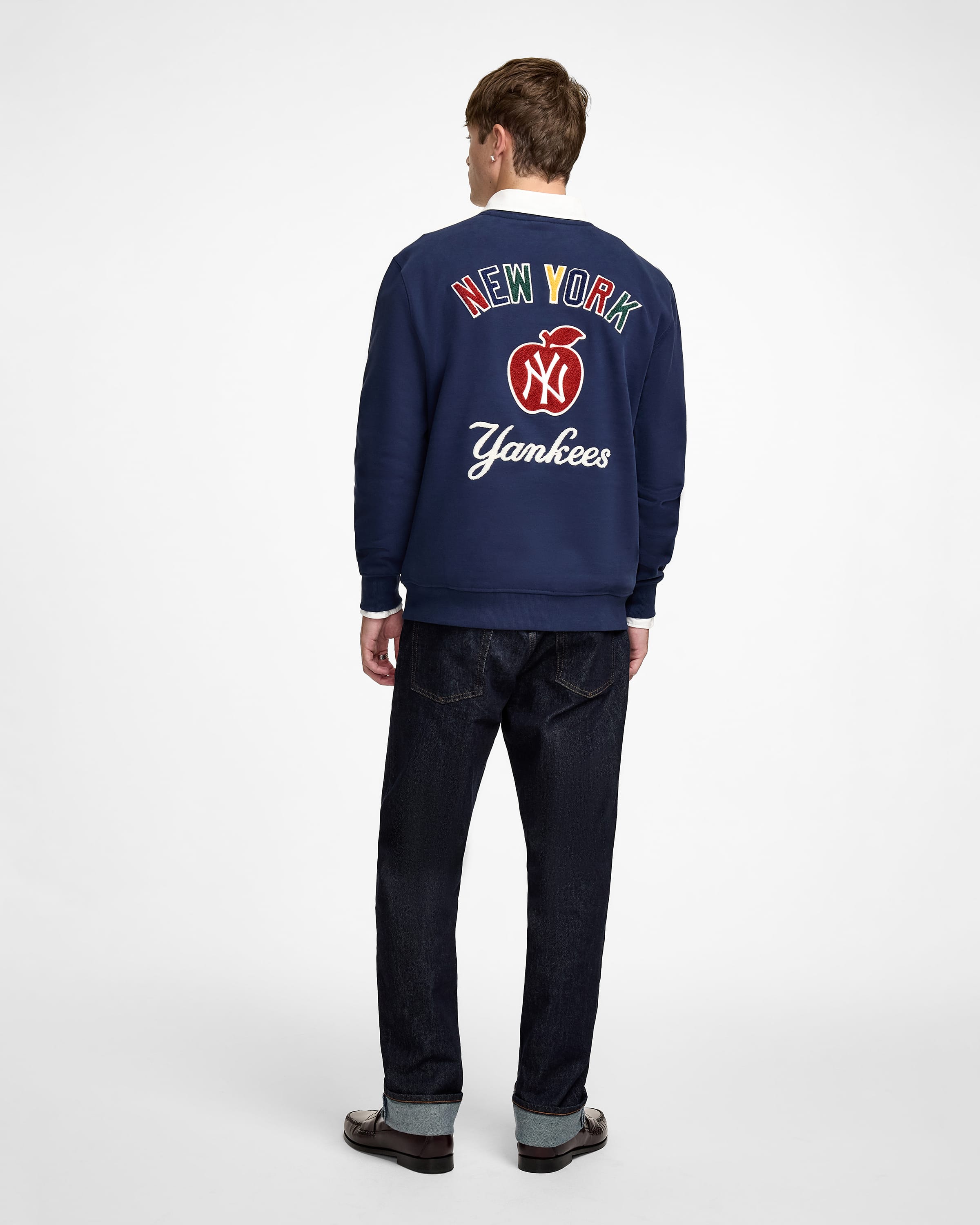 New York Mets Big Apple Blue Quartz Crewneck