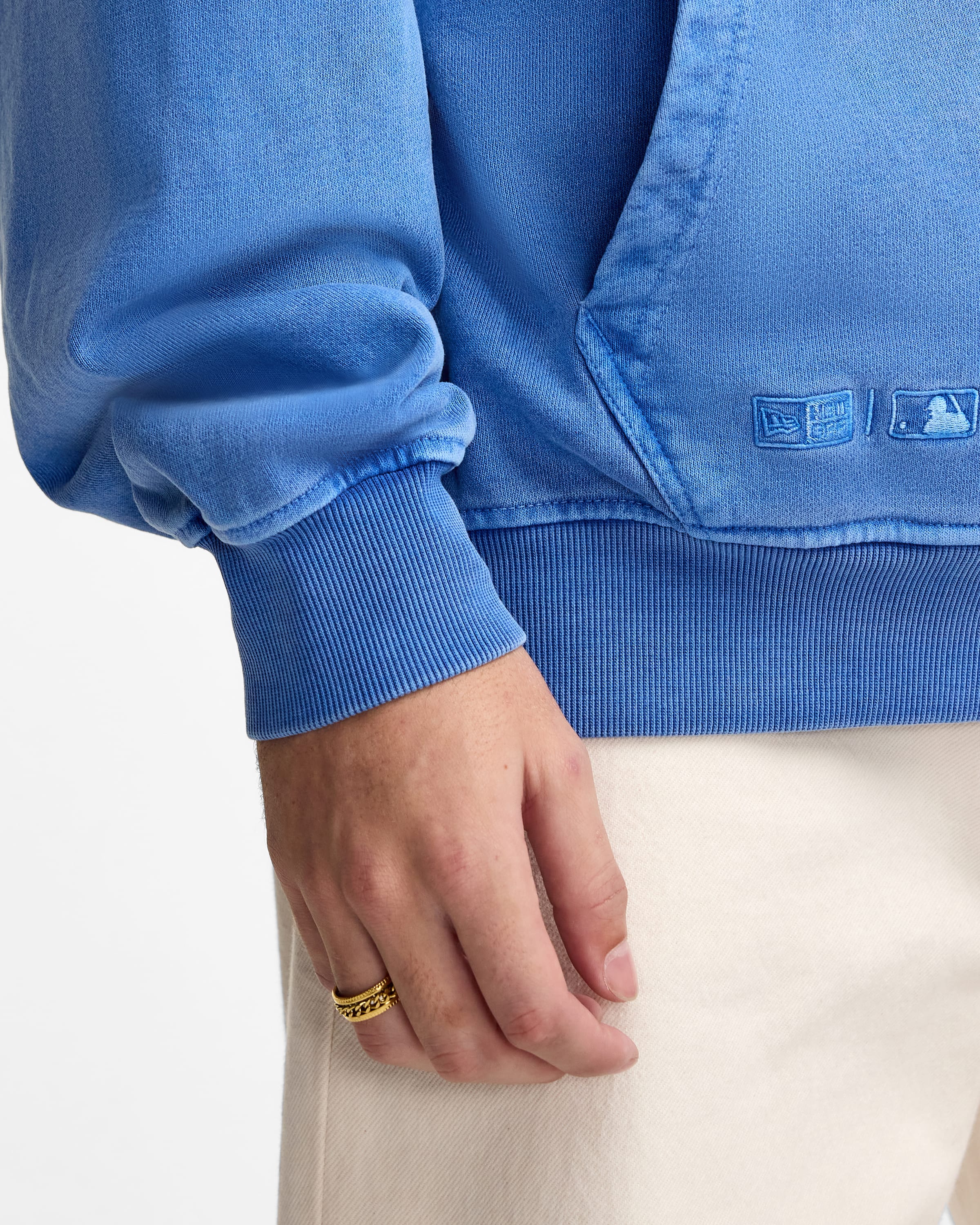 New York Mets Pigment Logo Spicy Mustard Hoodie