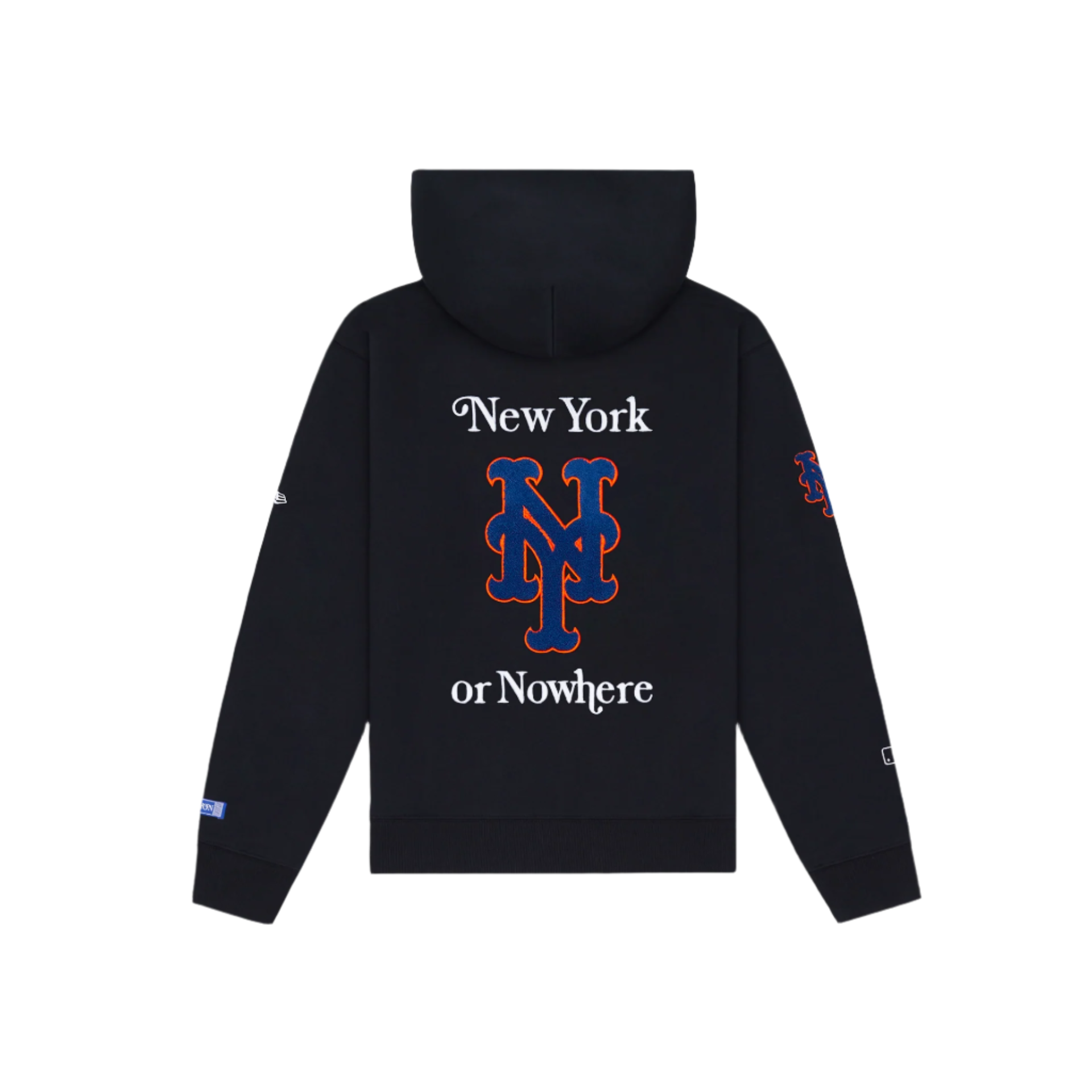 New York or Nowhere x New York Mets Black Full-Zip Hoodie