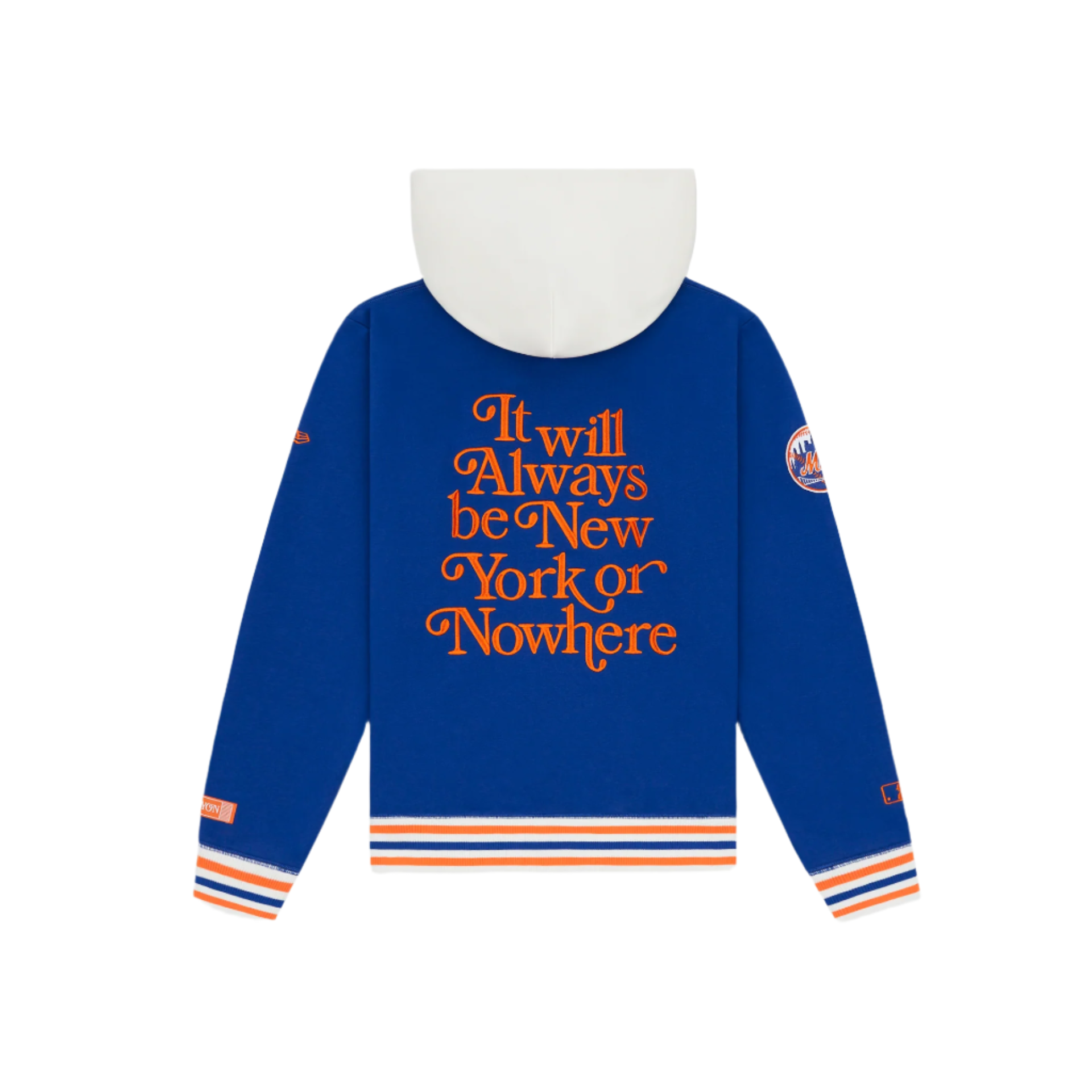 New York or Nowhere x New York Mets Light Royal Motto Hoodie