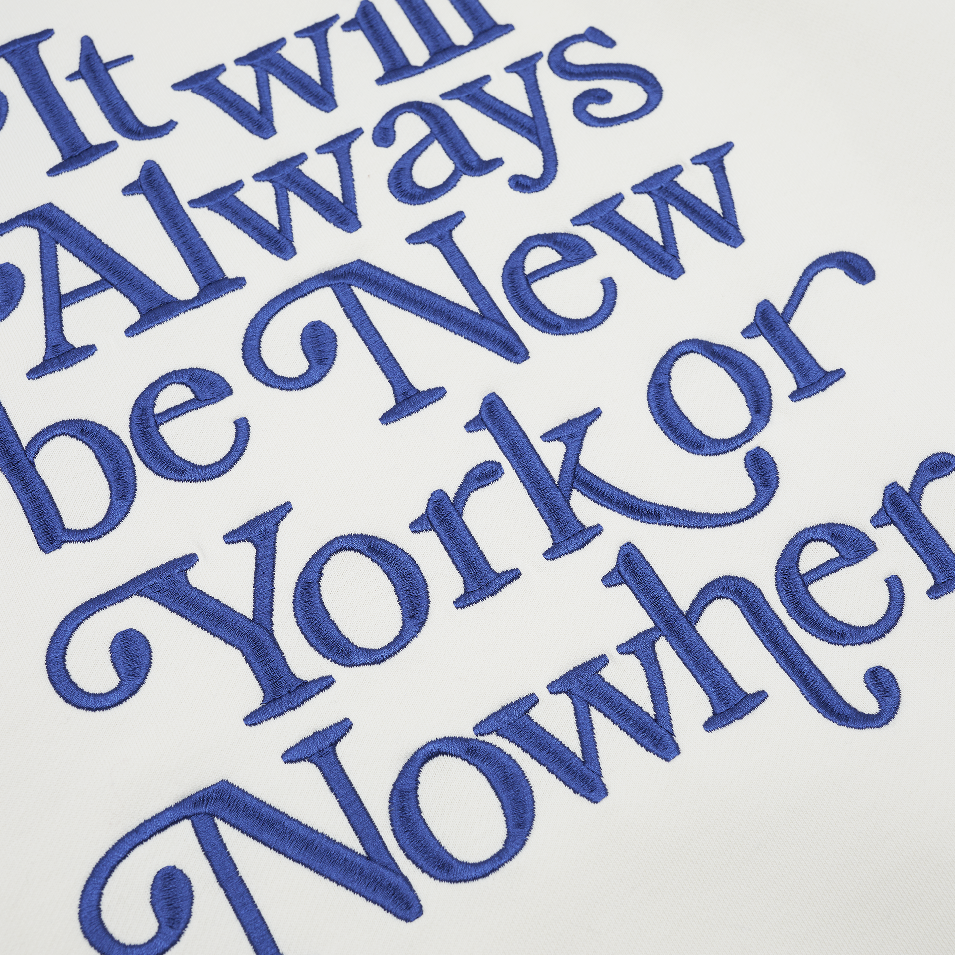 New York or Nowhere x New York Mets Chrome White Motto Hoodie