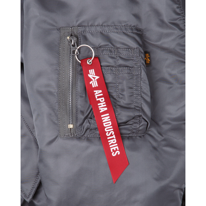 Alpha Industries X Buffalo Bills Gray MA-1 Bomber Jacket