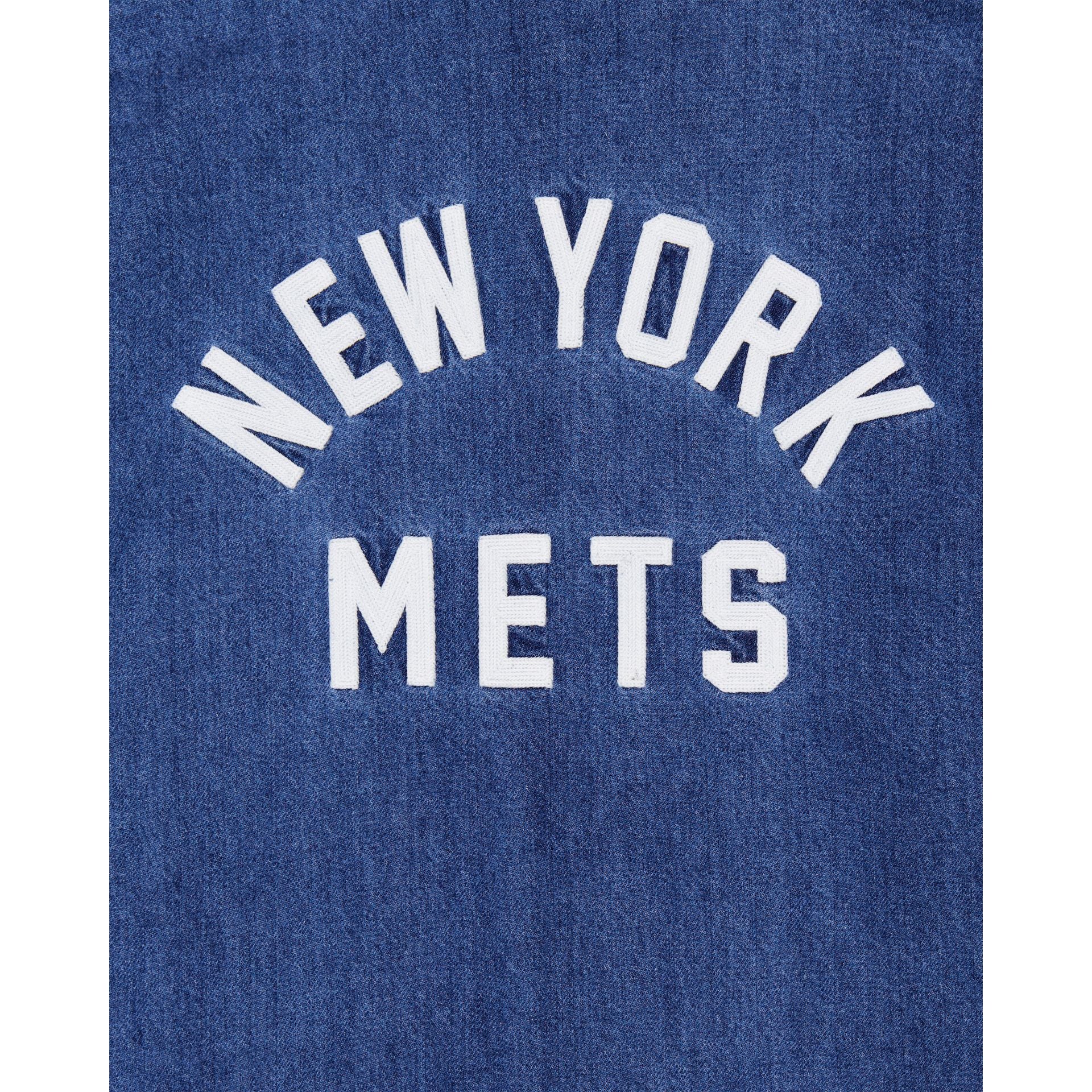 New York Mets Denim Coach Jacket