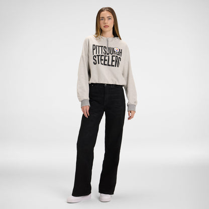 Las Vegas Raiders Sport Night Heather Gray Women's Hoodie