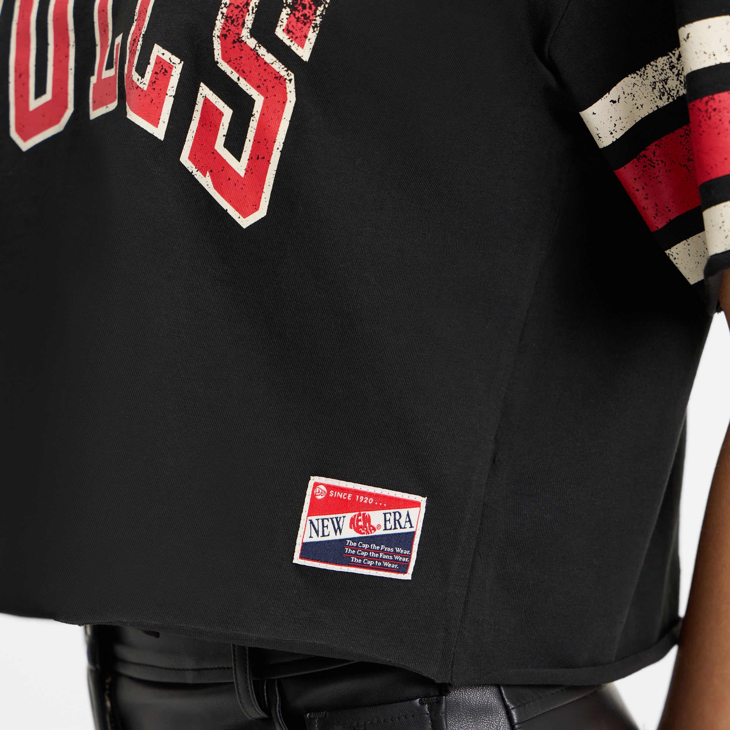 Detroit Tigers Throwback Cropped Women's T-Shirt