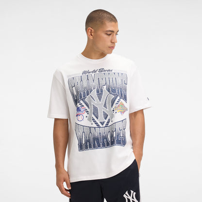 New York Mets Sport Classics Washed Optic White T-Shirt