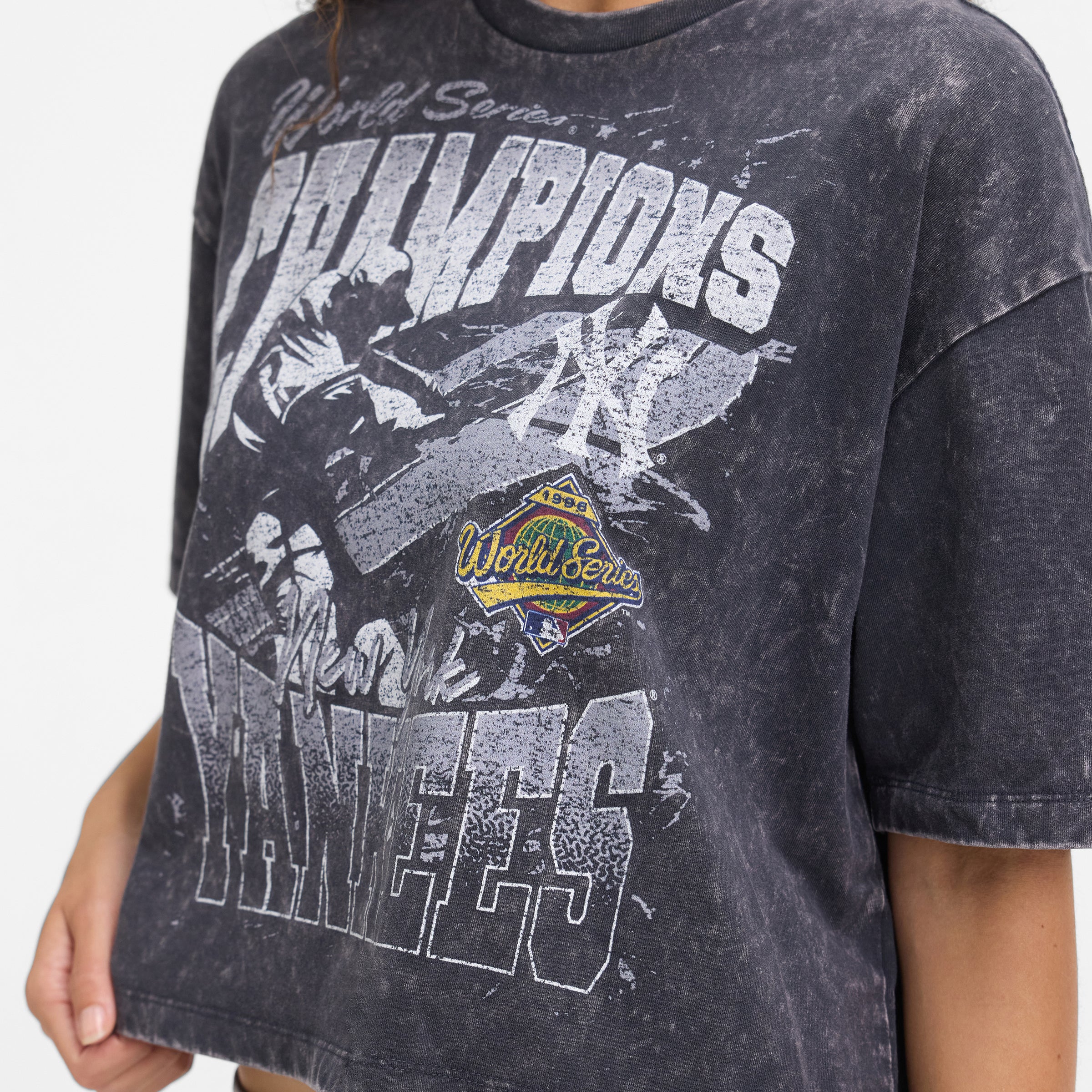 New York Mets Sport Classics Women's Cropped T-Shirt