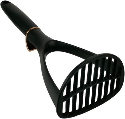 TENTA KITCHEN Good Grips Potato Solid Masher Professional Potato Mashers Stainless Steel Nylon,Garlic Press,Cooking and Kitchen Gadget. Ricer Press Blender Crusher for Non-Stick Cookware