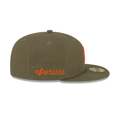 Alpha Industries X Detroit Tigers Green 59FIFTY Fitted Hat