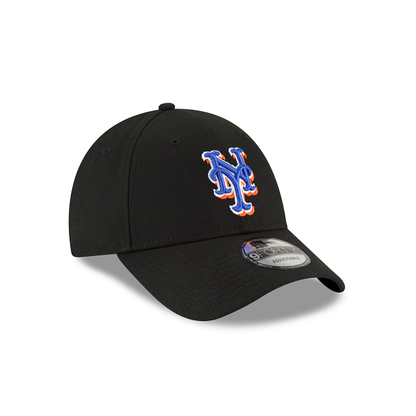 New York Mets The League Black 9FORTY Adjustable Hat