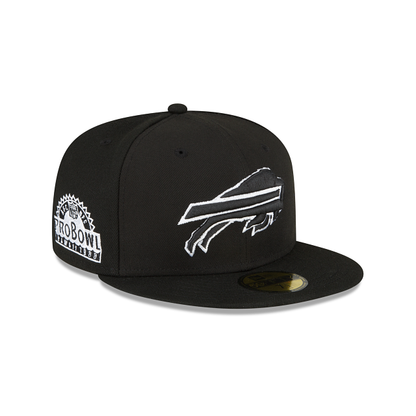 Buffalo Bills Sidepatch Black 59FIFTY Fitted Hat