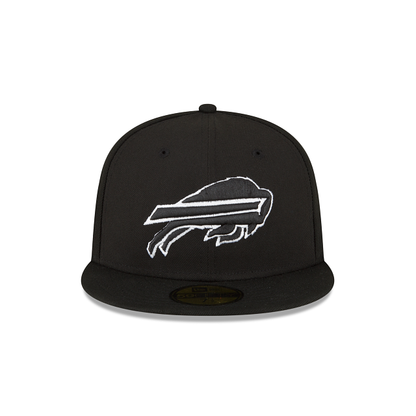 Buffalo Bills Sidepatch Black 59FIFTY Fitted Hat