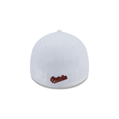 Baltimore Orioles Optic White 39THIRTY Stretch Fit Hat