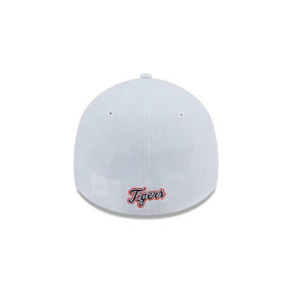 Detroit Tigers Optic White 39THIRTY Stretch Fit Hat