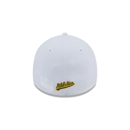Athletics Optic White 39THIRTY Stretch Fit Hat
