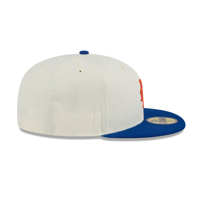 New York Mets Chrome 59FIFTY Fitted Hat