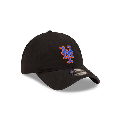 New York Mets Core Classic Black 9TWENTY Adjustable Hat