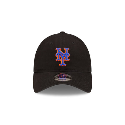 New York Mets Core Classic Black 9TWENTY Adjustable Hat