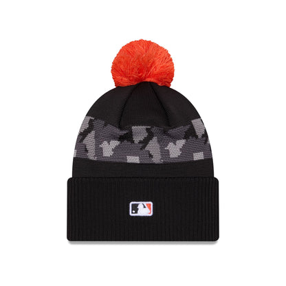 Baltimore Orioles City Connect Pom Knit Hat