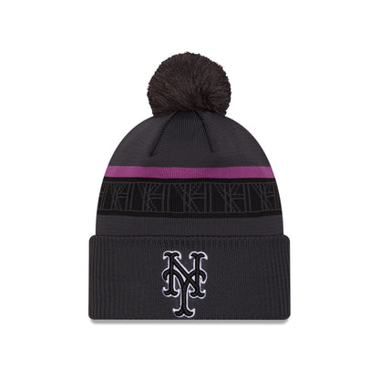 New York Mets City Connect Pom Knit Hat