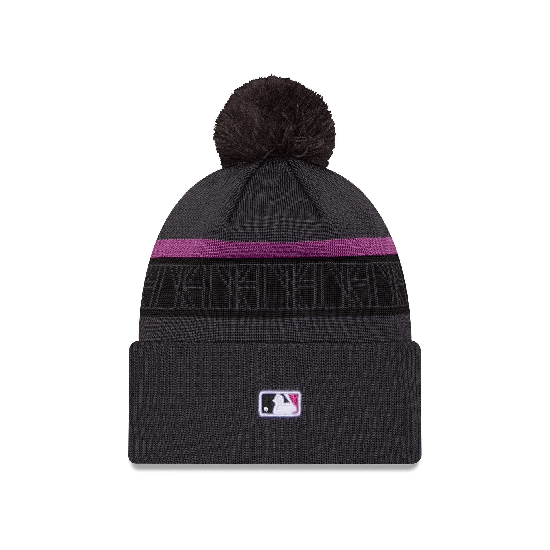 New York Mets City Connect Pom Knit Hat