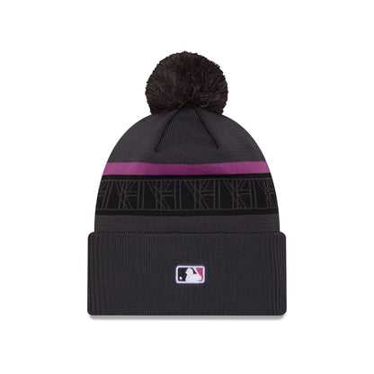 New York Mets City Connect Pom Knit Hat