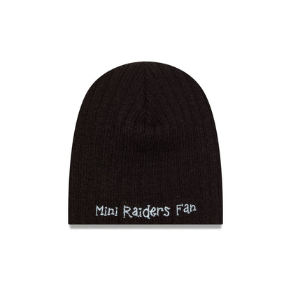 Las Vegas Raiders Mini Fan Kids Skull Knit Hat