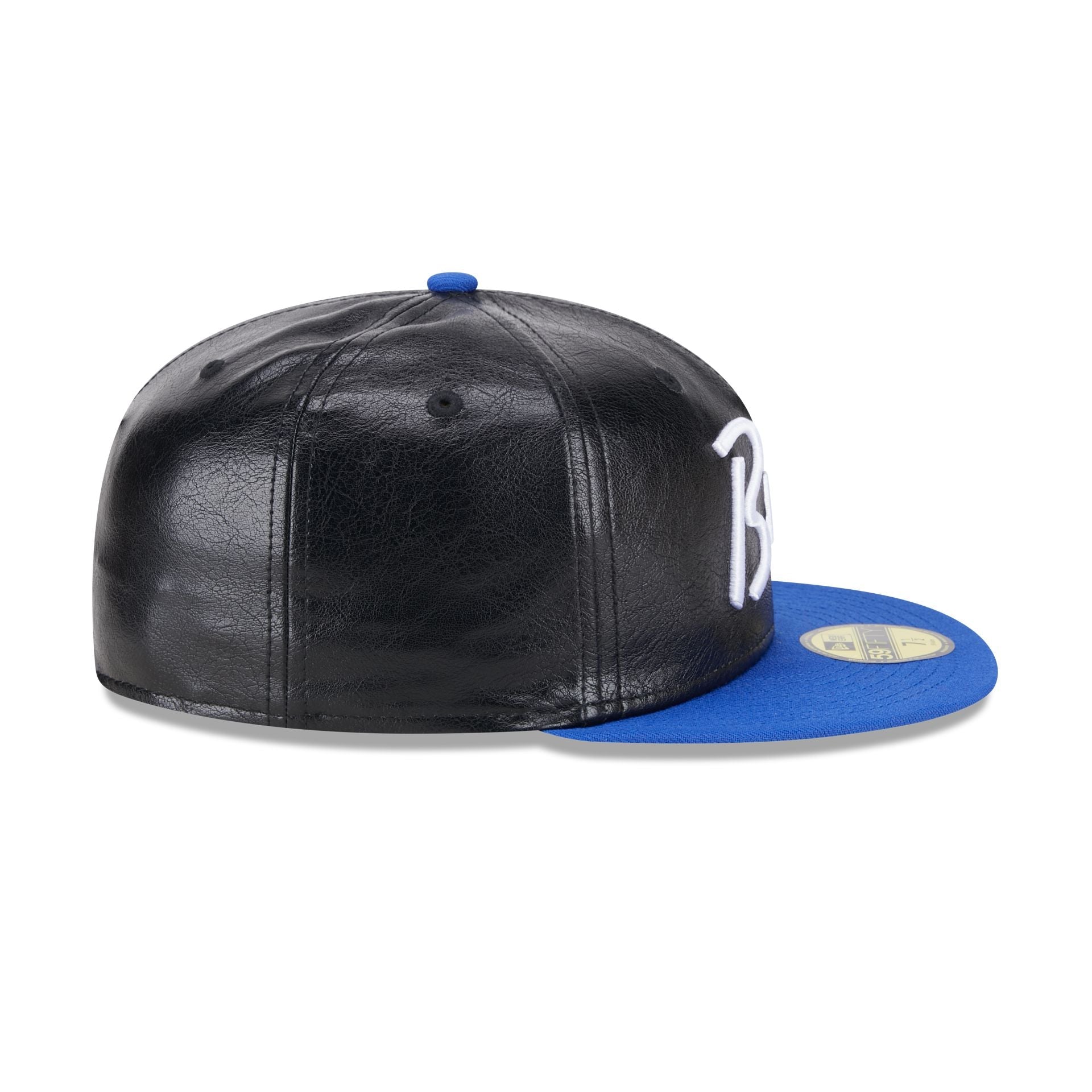 Buffalo Bills Faux Leather Crown 59FIFTY Fitted Hat