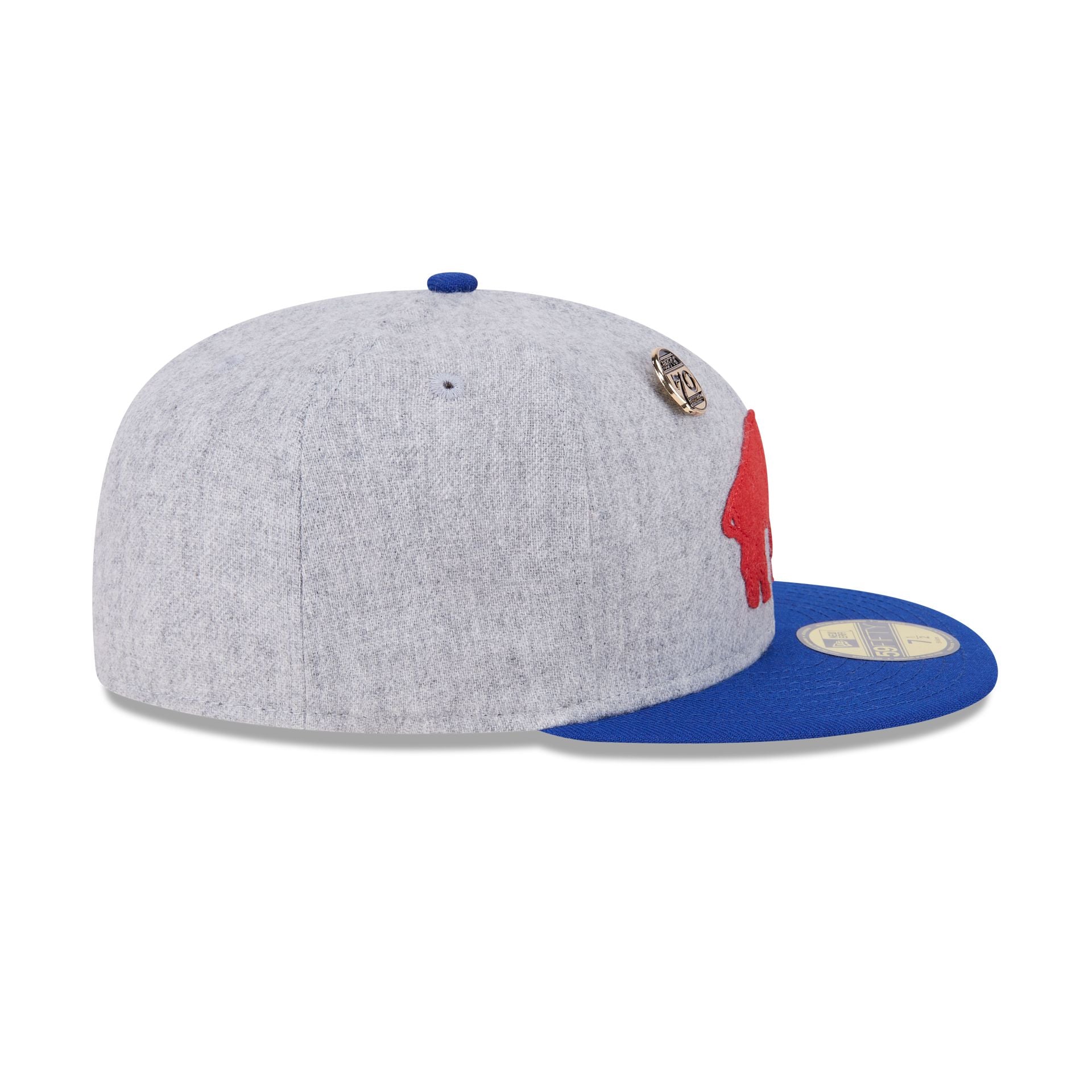 Buffalo Bills 70th Anniversary Gray 59FIFTY Fitted Hat