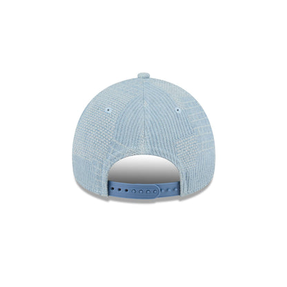 New York Mets Logo Essentials Denim 9FORTY A-Frame Snapback Hat