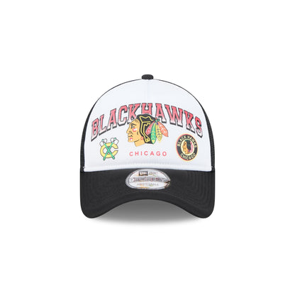 Chicago Blackhawks Sport Classics 9FORTY A-Frame Trucker Hat