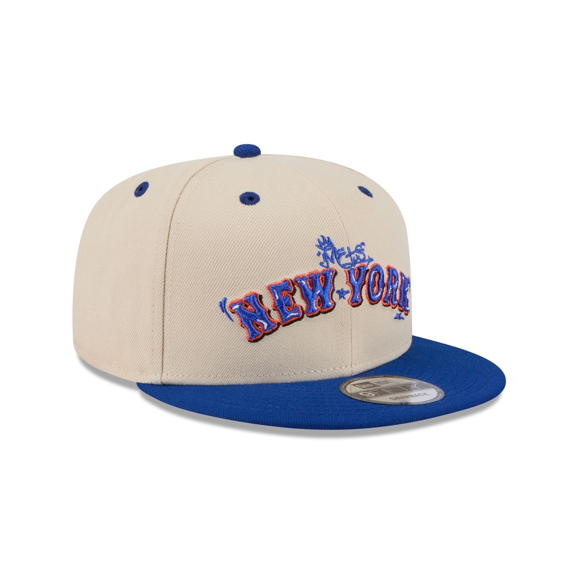 New York Mets Team Art 9FIFTY Snapback Hat