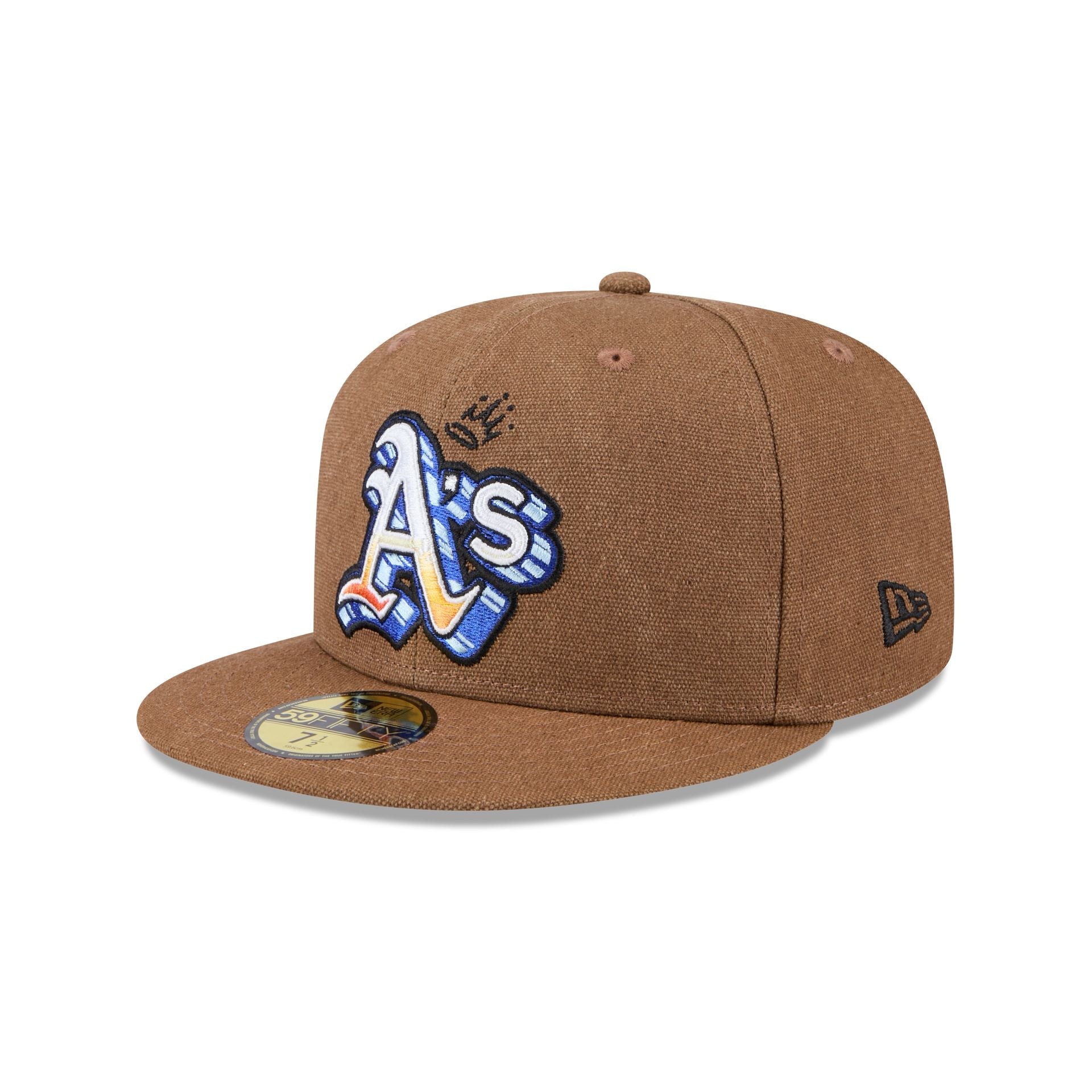 Athletics Logo Scribble 59FIFTY Fitted Hat