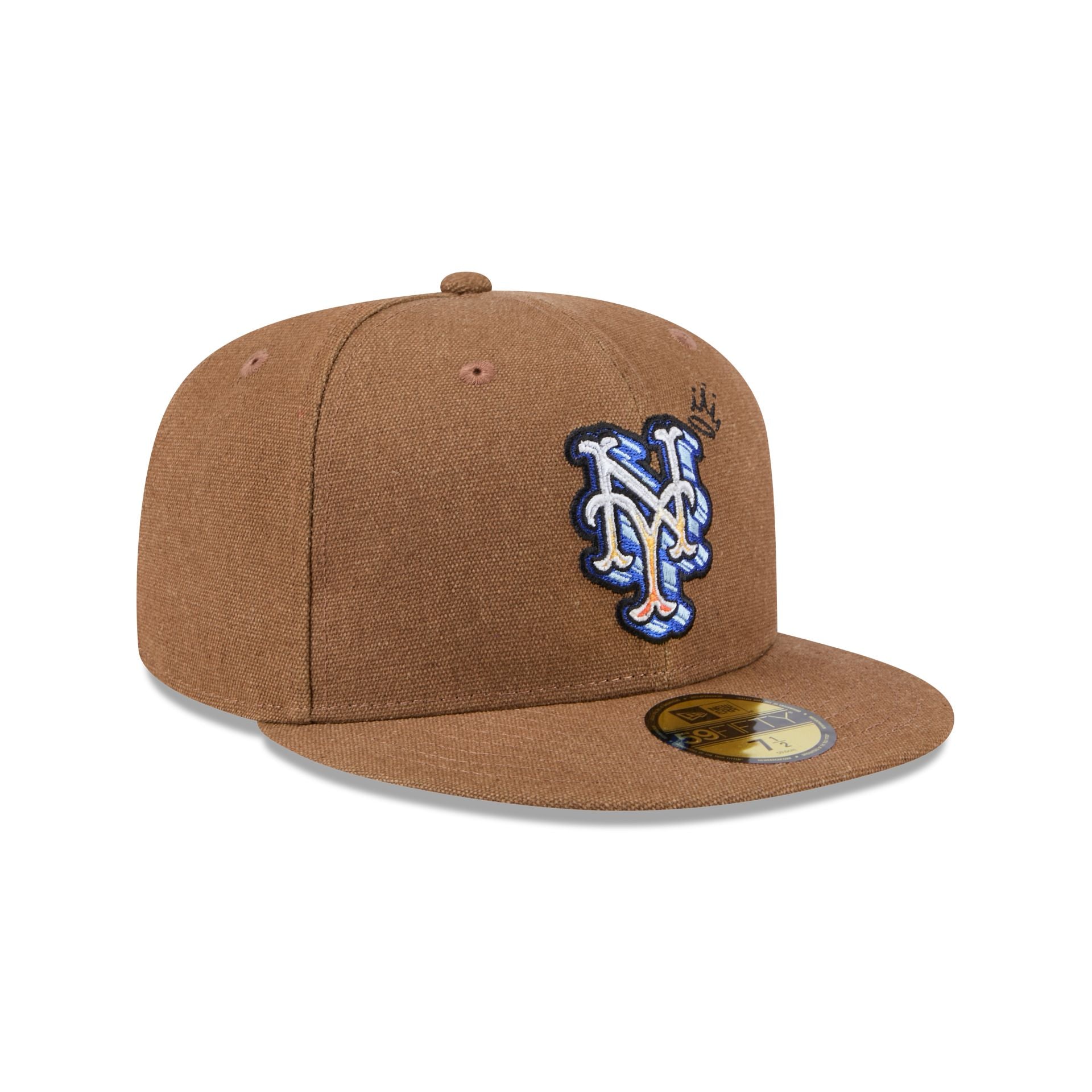 New York Mets Logo Scribble 59FIFTY Fitted Hat