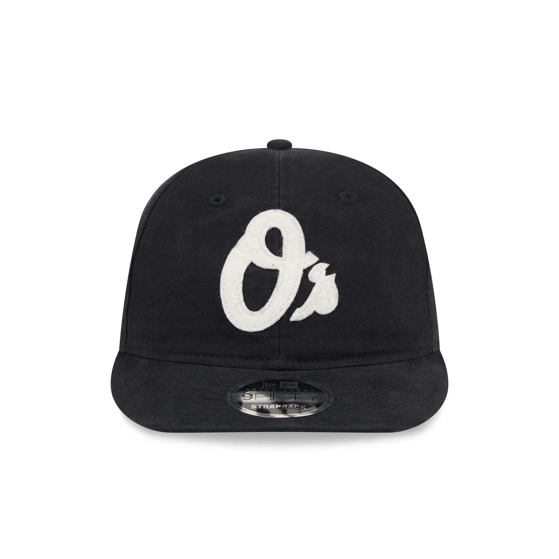 Baltimore Orioles Canvas Felt Retro Crown 9FIFTY Strapback Hat