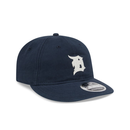 Detroit Tigers Canvas Felt Retro Crown 9FIFTY Strapback Hat