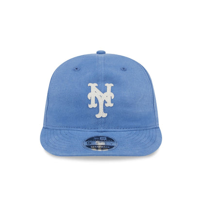 New York Mets Canvas Felt Retro Crown 9FIFTY Strapback Hat