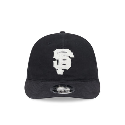 San Francisco Giants Canvas Felt Retro Crown 9FIFTY Strapback Hat